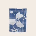 Abstract Minimal Flowers 4/Blue Wall Hanging Gallery Image 1