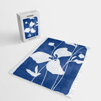 Abstract Minimal Flowers 4/Blue Jigsaw Puzzle Gallery Image 2