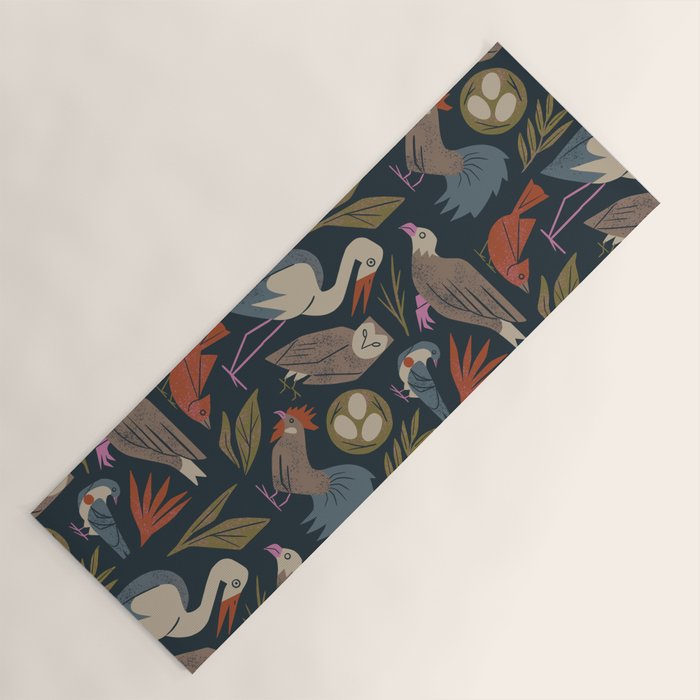 Bird Friends Yoga Mat Gallery Image 1