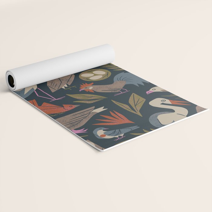 Bird Friends Yoga Mat Gallery Image 2