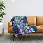 Moonlark Garden Throw Blanket Gallery Image 1
