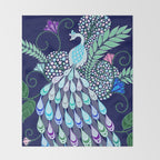 Moonlark Garden Throw Blanket Gallery Image 2