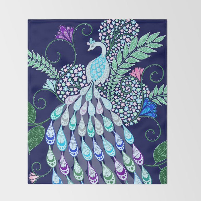 Moonlark Garden Throw Blanket Gallery Image 2