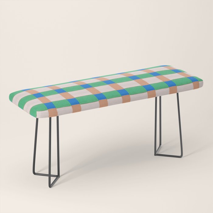Paper Weaving Pattern #3 Bench Gallery Image 1