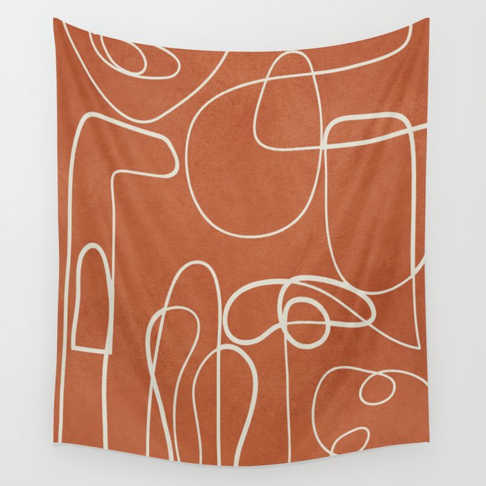 Lines in Space 2 Wall Tapestry Gallery Image 4