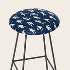 Basketball Players // Navy Stool Gallery Image 2
