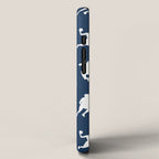 Basketball Players // Navy iPhone Case Gallery Image 2