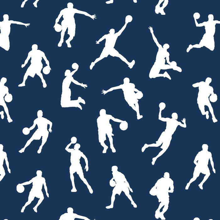 Basketball Players // Navy Coffee Mug Gallery Image 2