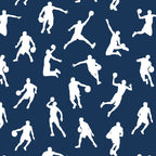 Basketball Players // Navy Coffee Mug Gallery Image 2