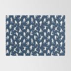 Basketball Players // Navy Rug Gallery Image 2