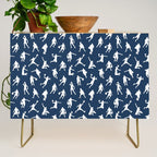 Basketball Players // Navy Credenza Gallery Image 1