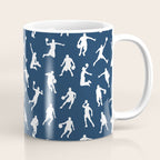 Basketball Players // Navy Coffee Mug Gallery Image 1