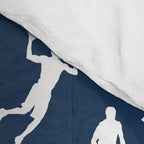 Basketball Players // Navy Comforter Gallery Image 4