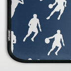 Basketball Players // Navy Laptop Sleeve Gallery Image 3