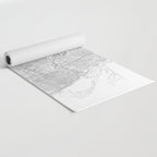 Toronto Map, Art Print By LandSartprints Yoga Mat Gallery Image 2