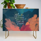 "Your Story Of Resilience Will Stir Up Hope In Others." Credenza Gallery Image 1