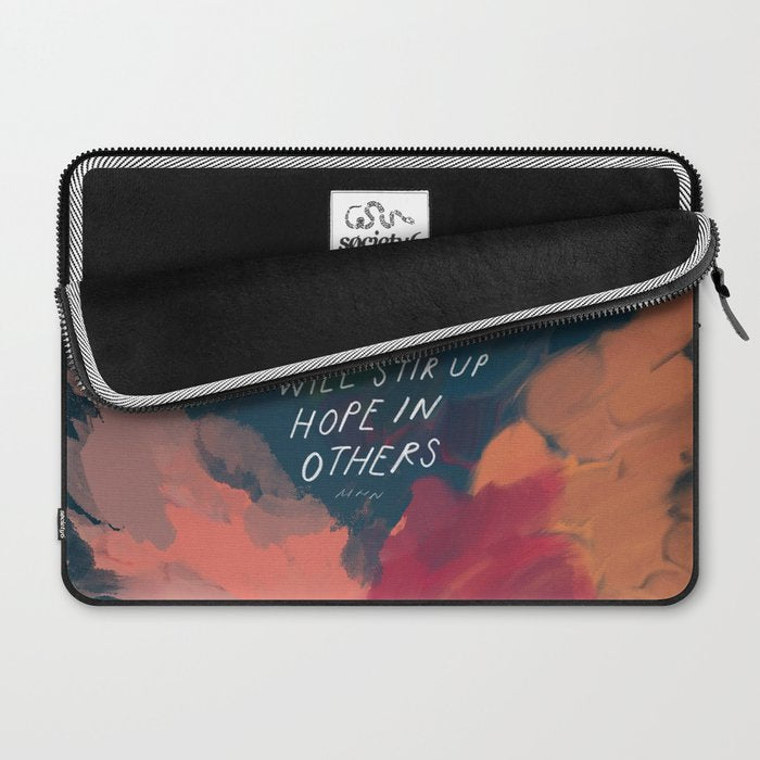 "Your Story Of Resilience Will Stir Up Hope In Others." Laptop Sleeve Gallery Image 2