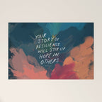 "Your Story Of Resilience Will Stir Up Hope In Others." Welcome Mat Gallery Image 1