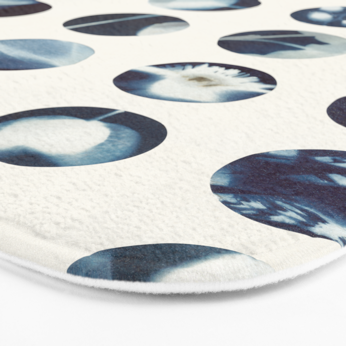 Botanical Cyanotypes Bath Mat Gallery Image 3
