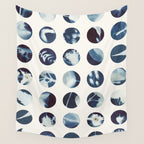 Botanical Cyanotypes Wall Tapestry Gallery Image 4