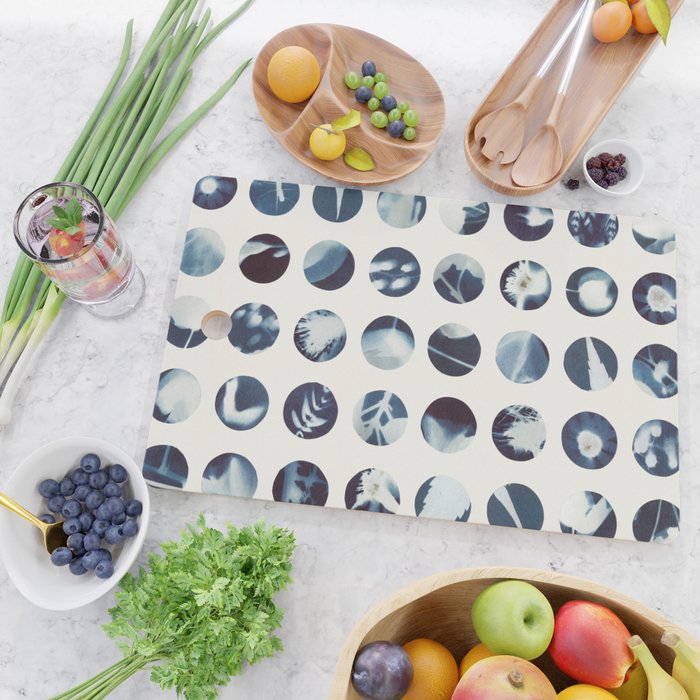 Botanical Cyanotypes Cutting Board Gallery Image 2