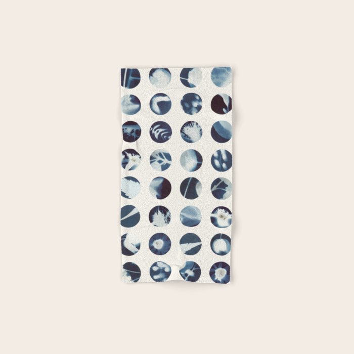 Botanical Cyanotypes Bath Towel Gallery Image 1