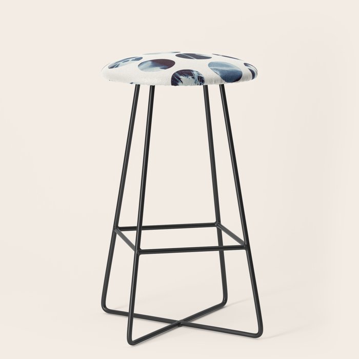 Botanical Cyanotypes Stool Gallery Image 1