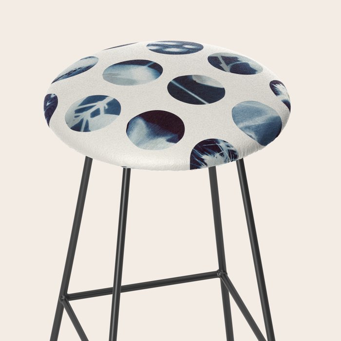 Botanical Cyanotypes Stool Gallery Image 2
