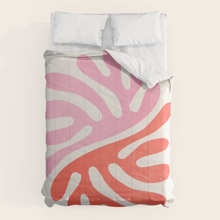 Star Leaves: Matisse Color Series | Mid-Century Edition Comforter Gallery Image 6