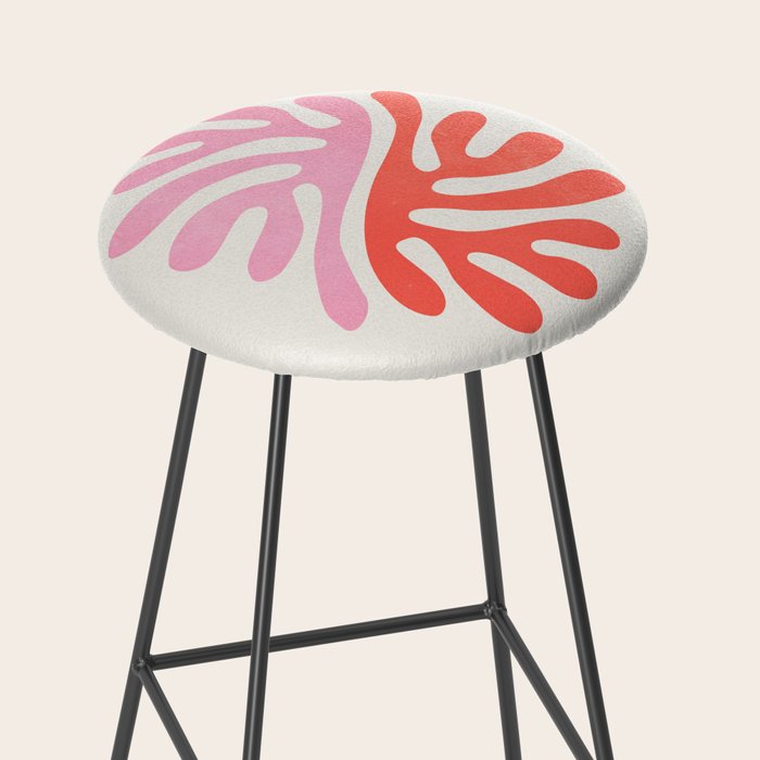 Star Leaves: Matisse Color Series | Mid-Century Edition Stool Gallery Image 2