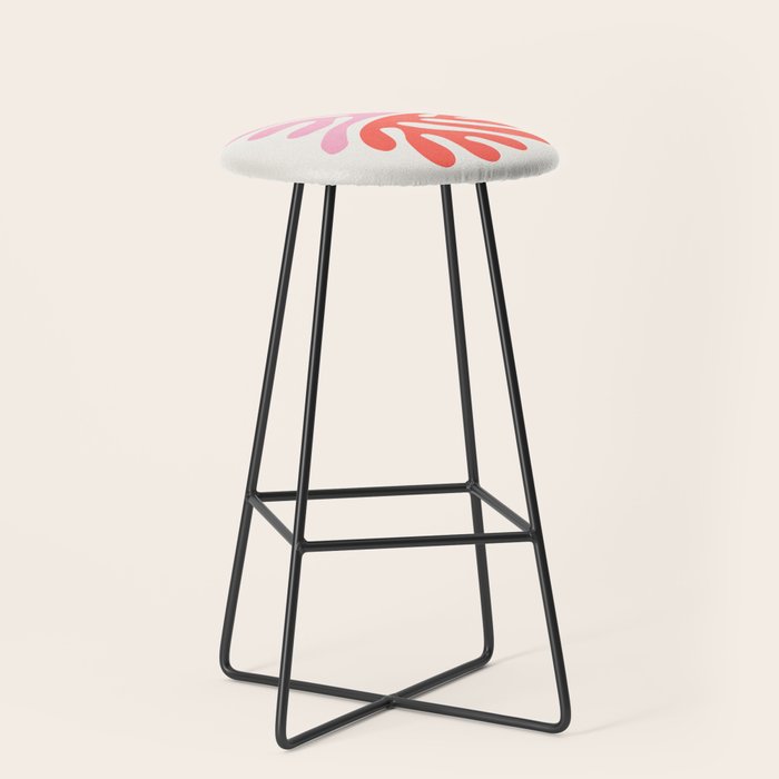 Star Leaves: Matisse Color Series | Mid-Century Edition Stool Gallery Image 1