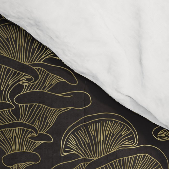 Gilded Oyster Mushroom Comforter Gallery Image 4