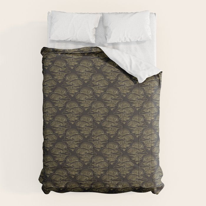 Gilded Oyster Mushroom Comforter Gallery Image 1