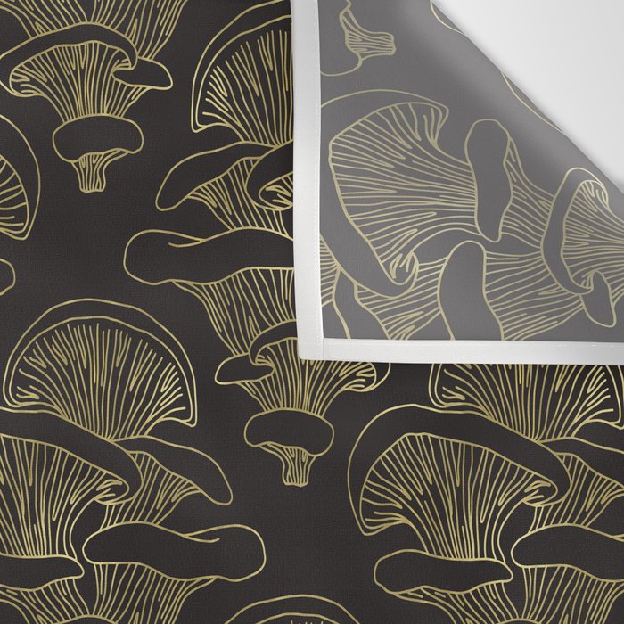 Gilded Oyster Mushroom Wall Tapestry Gallery Image 3