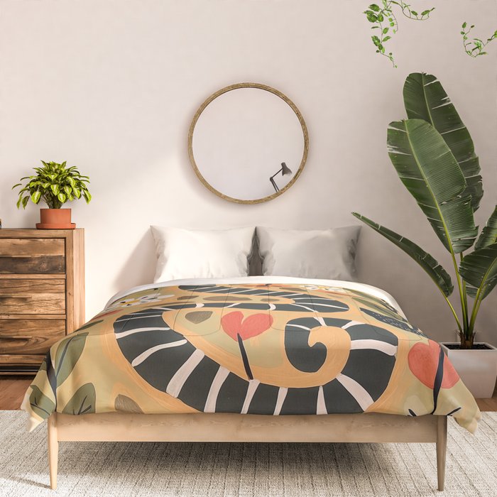 Striped Garden Snake I Comforter Gallery Image 3
