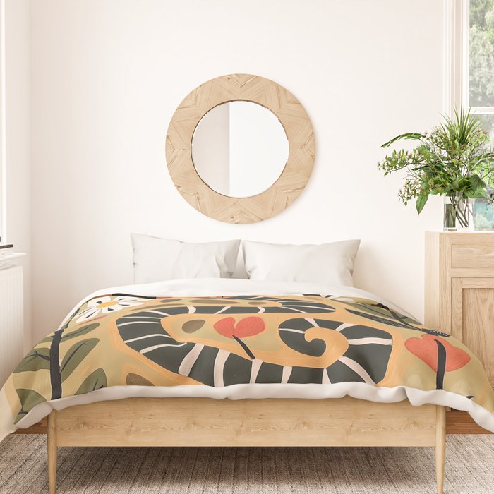Striped Garden Snake I Duvet Cover Gallery Image 3