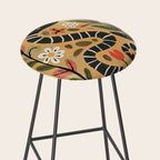 Striped Garden Snake I Stool Gallery Image 2