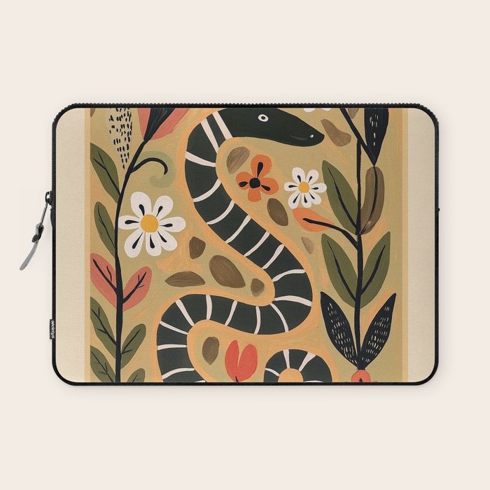 Striped Garden Snake I Laptop Sleeve Gallery Image 1