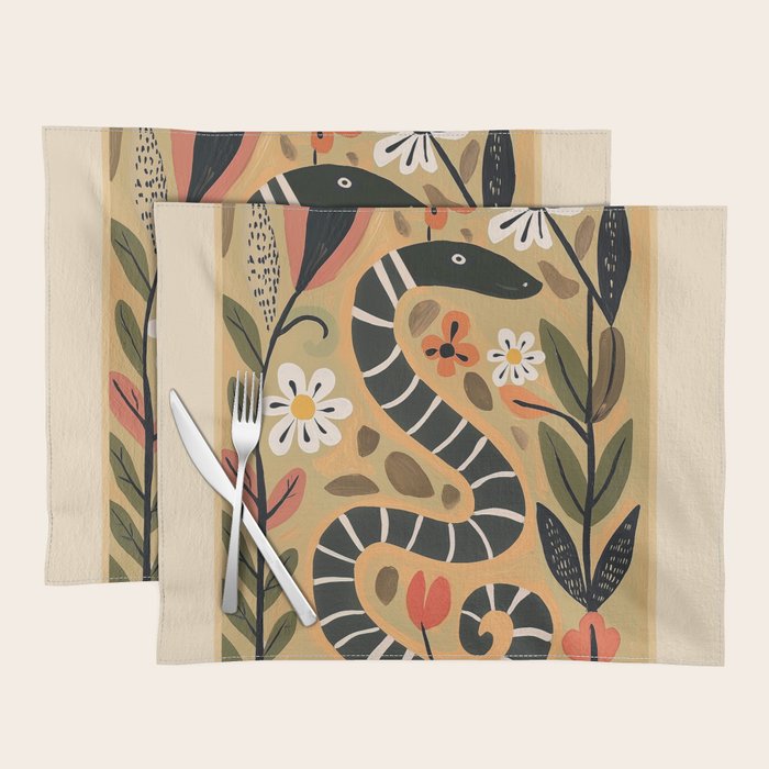 Striped Garden Snake I Placemat Gallery Image 1
