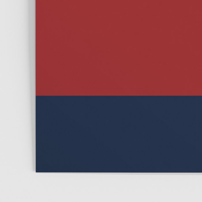 Navy Bold Red Stripe Poster Gallery Image 3