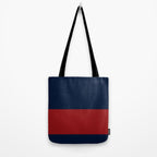 Navy Bold Red Stripe Tote Bag Gallery Image 2