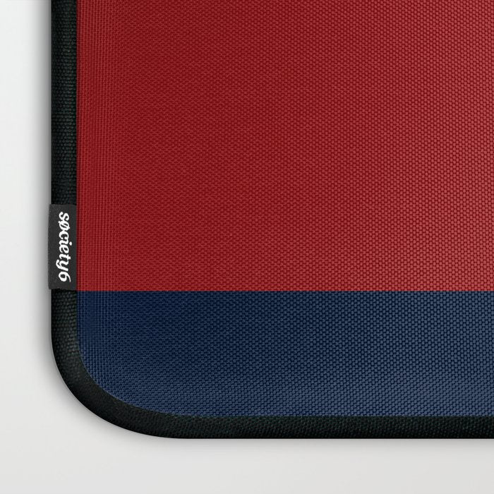 Navy Bold Red Stripe Laptop Sleeve Gallery Image 3
