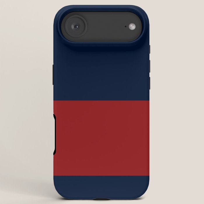 Navy Bold Red Stripe iPhone Case Gallery Image 6
