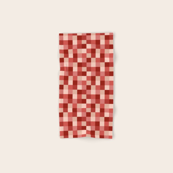 Bold Colorful Checks Pattern - Small X Bath Towel Gallery Image 1