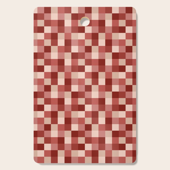 Bold Colorful Checks Pattern - Small X Cutting Board Gallery Image 1