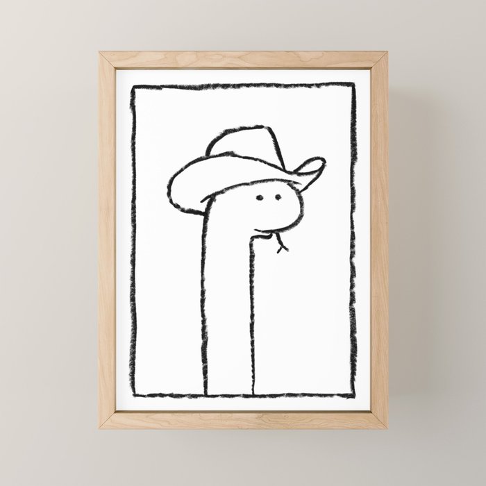 Snake Mini Art Print Gallery Image 1