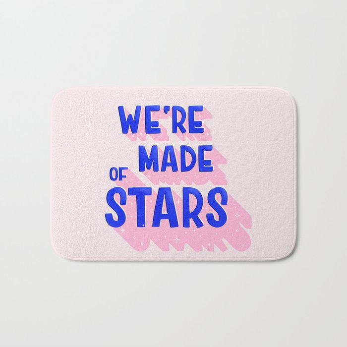 WE ARE MADE OF STARS Bath Mat Gallery Image 1