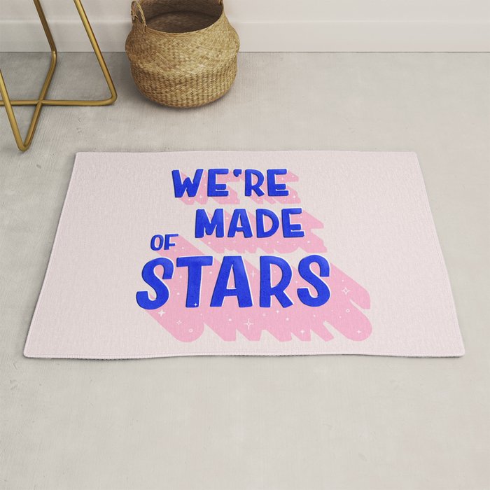 WE ARE MADE OF STARS Rug Gallery Image 1