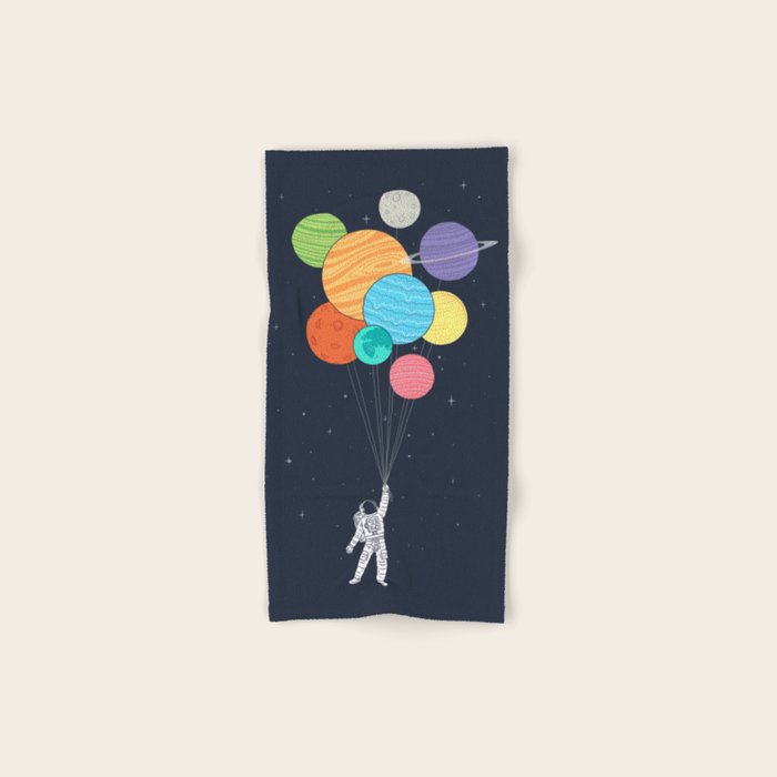 Planet Balloons Bath Towel Gallery Image 1