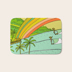 Surf Paradise Rainbow of Happiness Bath Mat Gallery Image 1